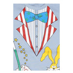 Stella Mccartney Pagliaccetto Mezza Manica Tinta Unita con Stampa per Bambino TWC511 AZZURRO STELLA McCARTNEY 
