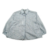 Xacus Camicia Manica Lunga Tinta Unita per Bambina 85570 BIANCO/AZZURRO XACUS 