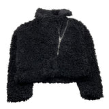 TO be too pelliccia teddy tinta unita Nero per Bambina TBT2490 NERO TO be too 