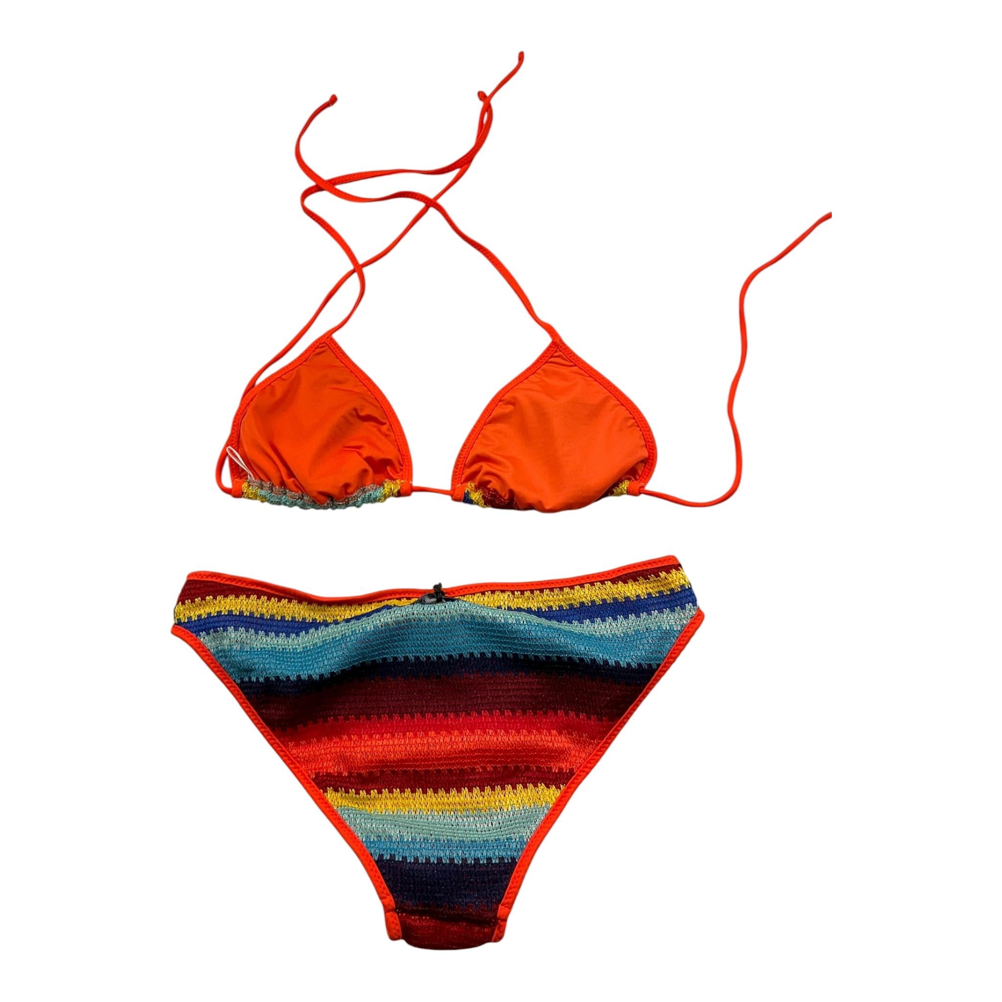 Mefui Costume 2 Pezzi Triangolo-Slip Multicolor per Bambina MJ230400U MULTICOLOR MEFUI 