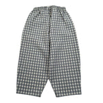 Teddy E Minou Pantalone Tinta Unita con Fantasia A Quadri per Bambina E25PT016C3159 VERDE TEDDY E MINOU 