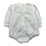 Wedoble Body Camicia Manica Lunga Tinta Unita per Neonata V230196A BIANCO WEDOBLE 