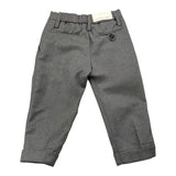 MICHAEL COAL pantalone tinta unita con elastico in vita Grigio per Bambino 020169 GRIGIO MICHAEL COAL 