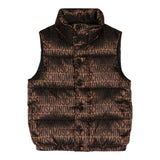 MOSCHINO smanicato tinta unita cn stampe logo Marrone per Bambino HUS04SX MARRONE MOSCHINO 