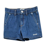 Moschino T-Shirt Modello Crop Tinta Unita con Stampa- Shorts per Bambina HDG01K BIANCO MOSCHINO 