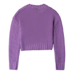 SARABANDA maglia tinta unita mezzo collo Viola per Bambina 0A777 VIOLA SARABANDA 