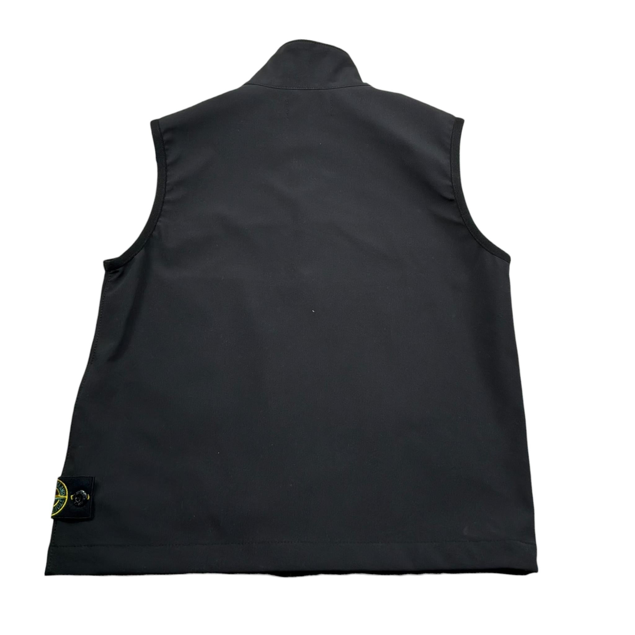 Stone Island Giubbino Smanicato Tinta Unita con Zip per Bambino K1S16G100001 NERO STONE ISLAND 