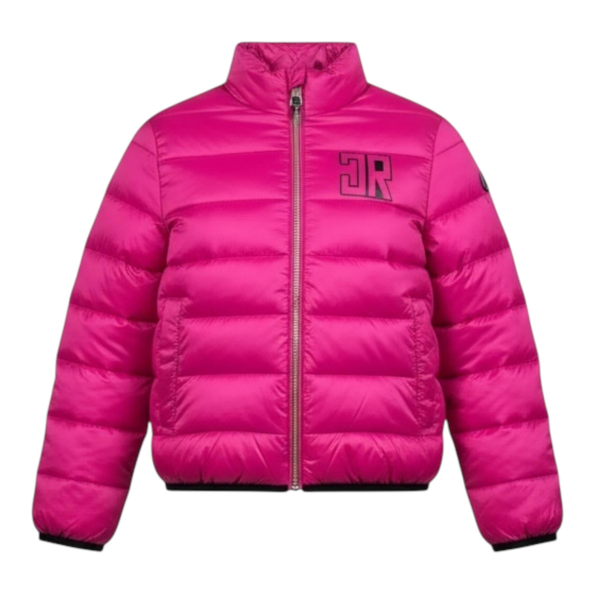 John Richmond Giubbino Tinta Unita con Zip E Cappuccio per Bambina RGP26034PI FUXIA JOHN RICHMOND 