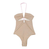 Saint Barth Costume Intero Tinta Unita Glitterato per Bambina KINSLEY ORO SAINT BARTH 