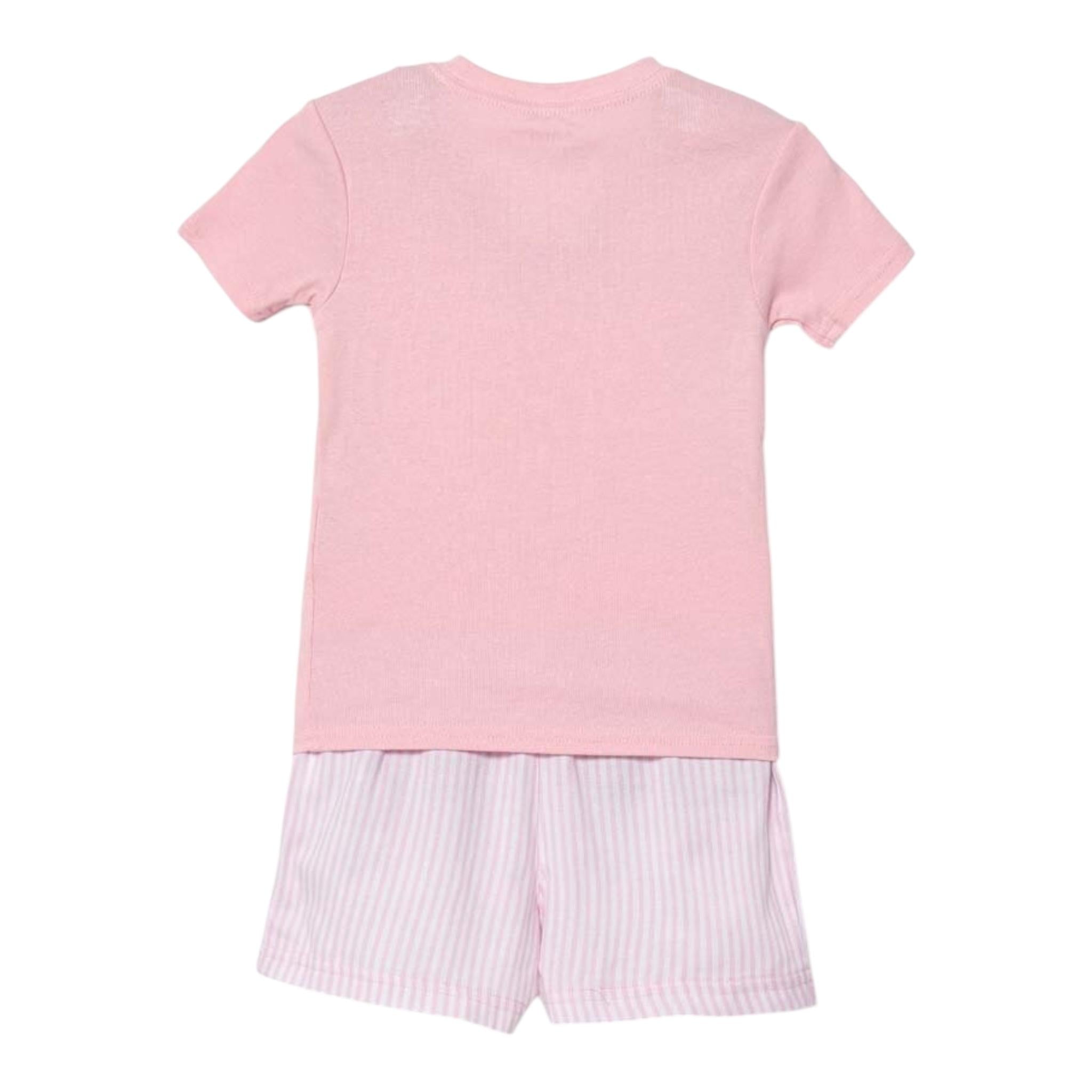 Ralph Lauren Completo 2 Pezzi Pigiama T-Shirt-Shorts  per Bambina 4P0038 ROSA RALPH LAUREN 