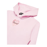 DSQUARED2 felpa tinta unita con cappuccio e stampa Rosa per Bambina DQ2581X ROSA DSQUARED2 