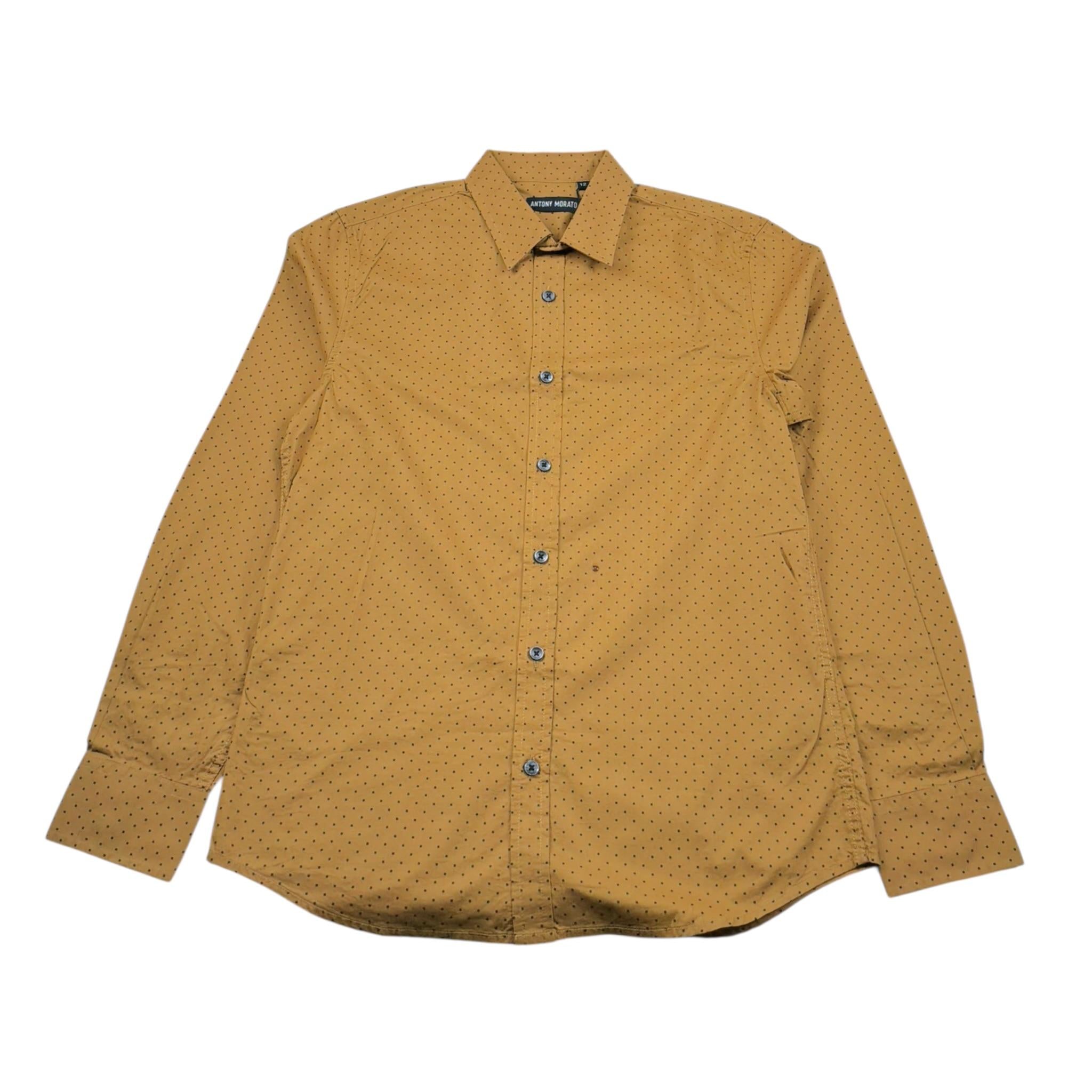 Antony Morato Camicia Tinta Unita con Stampa per Bambino EJUEUU CAMMELLO ANTONY MORATO 