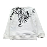 Just Cavalli Felpa Tinta Unita Girocollo con Stampa per Neonato JIP26128FE BIANCO JUST CAVALLI 