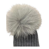 BABY LORD cappello tinta unita con pon pon Grigio per Bambina 628 GRIGIO BABY LORD 