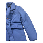 TRUSSARDI giubbino tinta unita con cinturino Blu per Bambina TGA25118PI BLU TRUSSARDI 