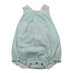 Wedoble Pagliaccetto Giromanica Fantasia Quadretti per Neonata V2505705X VERDE ACQUA WEDOBLE 