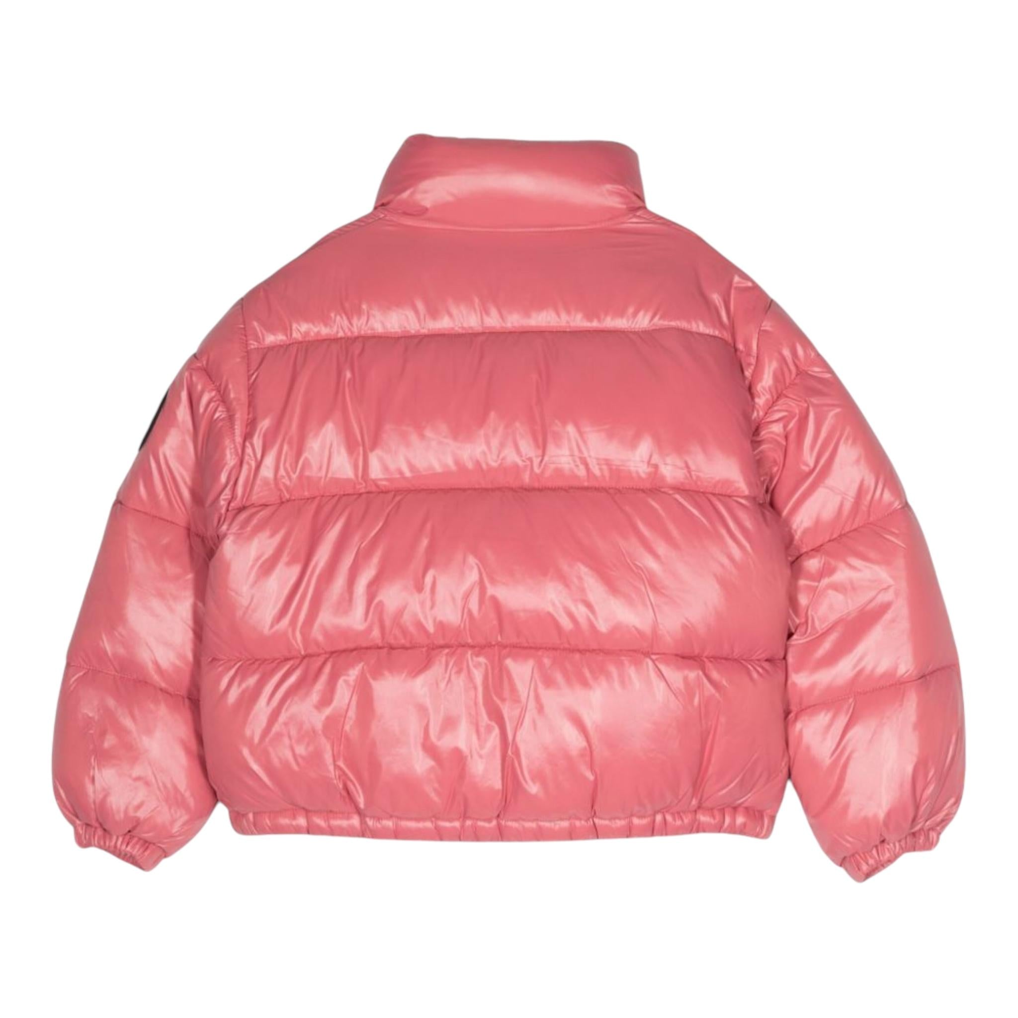 SAVE THE DUCK giubbino tinta unita con bottoni Rosa per Bambina J31326G ROSA SAVE THE DUCK 