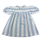 Babe & Tess Abito Camicia Bicolore con Fantasia A Righe per Bambina 01518059 BIANCO/AZZURRO BABE & TESS 