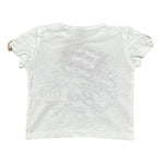 Please T-Shirt Girocollo tinta unita con Stampa Bianco per Neonata MB86030G BIANCO PLEASE 