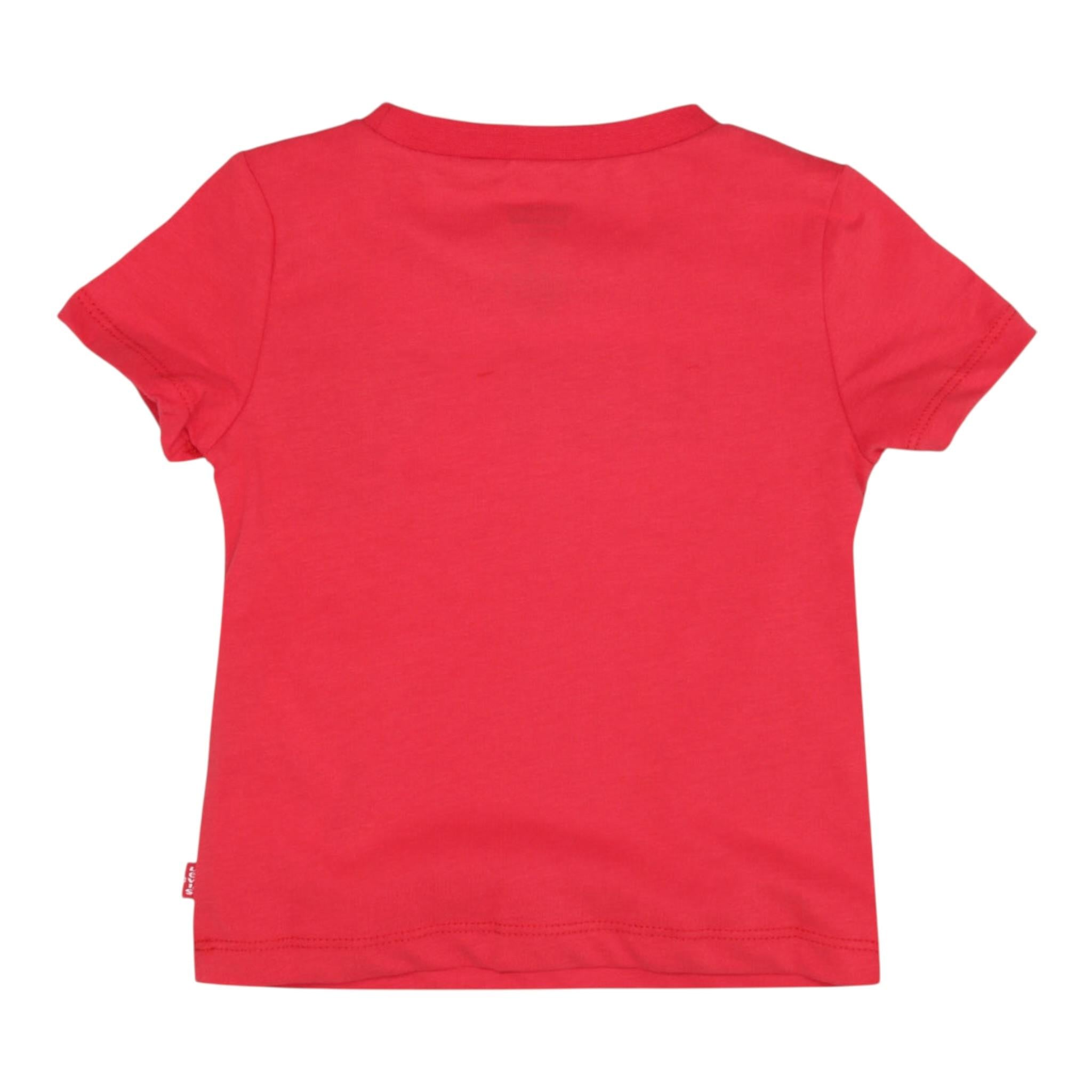 Levi'S T-Shirt Tinta Unita con Stampa per Neonato 6EM317 ROSSO LEVI'S 