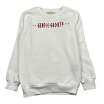 Trussardi Felpa Chiusa Girocollo Tinta Unita con Stampa per Bambino TBP26044FE PANNA TRUSSARDI 