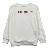 Trussardi Felpa Chiusa Girocollo Tinta Unita con Stampa per Bambino TBP26044FE PANNA TRUSSARDI 