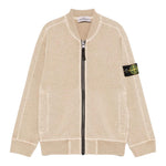 Stone Island Felpa con Zip Tinta Unita per Bambino J1S166100004 BEIGE STONE ISLAND 
