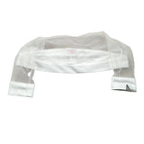 Isabel Coprispalle Tinta Unita con Trasparenze per Bambina ALE4442 BIANCO ISABEL 