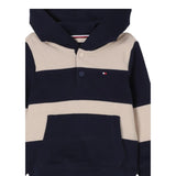 Tommy Hilfiger Felpa Bicolore con Cappuccio per Bambino KB0KB09313 BLU TOMMY HILFIGER 
