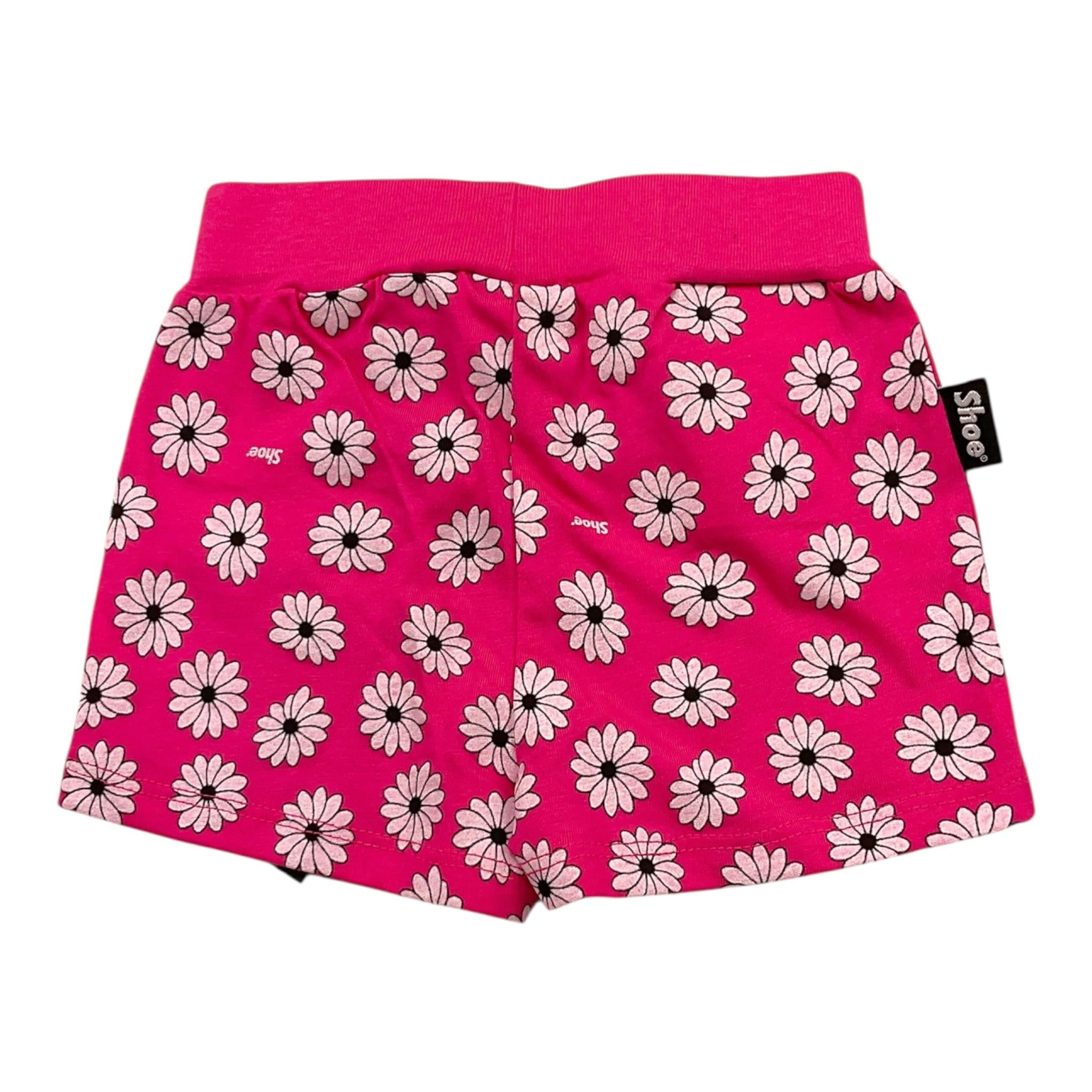 Shoe Short Tinta Unita con Stampa Fiori per Neonata SILVIAB0411 FUXIA SHOE 