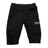 Daniele Alessandrini Pantalone Tinta Unita con Elastico In Vita per Neonato 1295P00262 NERO DANIELE ALESSANDRINI 