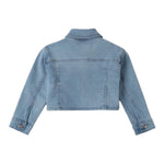 Sarabanda Giubbino In Denim Tinta Unita per Bambina 0B355 AZZURRO SARABANDA 