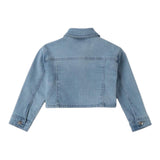 Sarabanda Giubbino In Denim Tinta Unita per Bambina 0B355 AZZURRO SARABANDA 