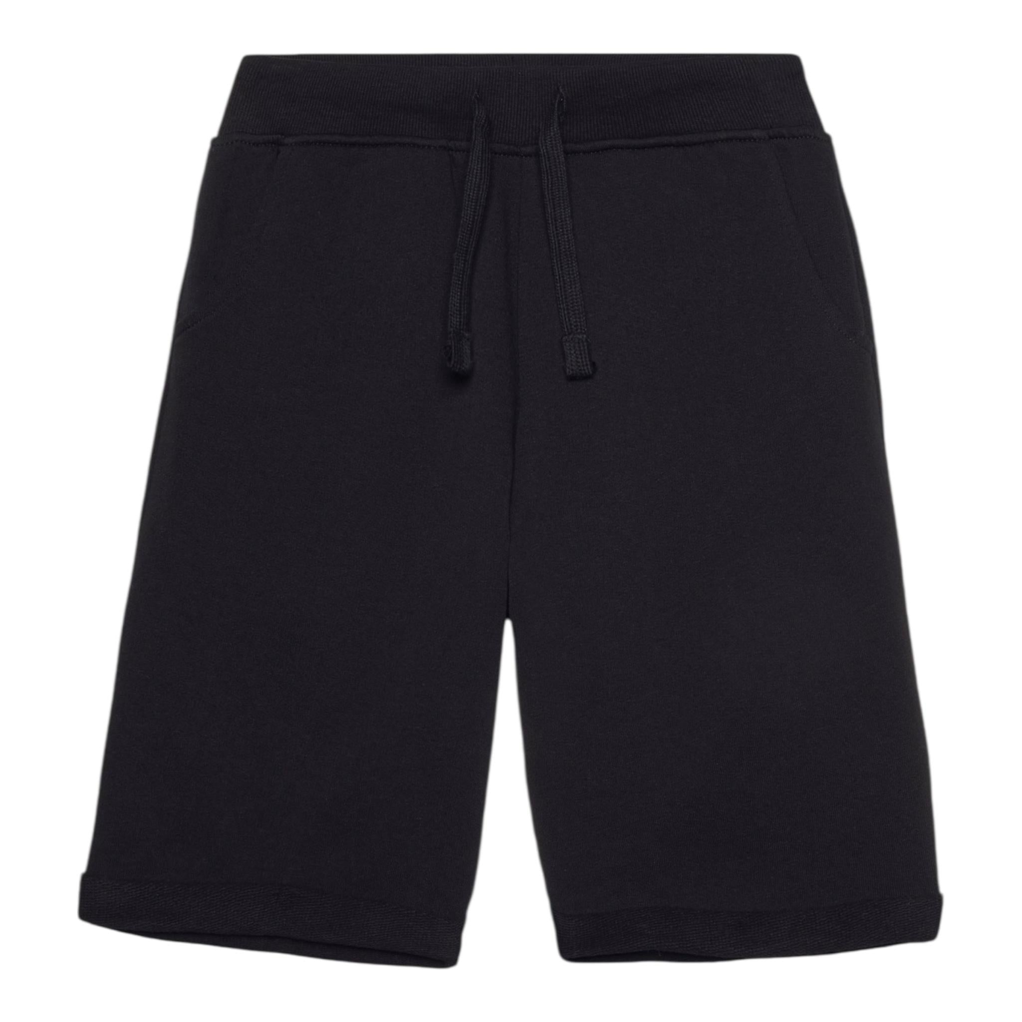 Guess Bermuda Tinta Unita con Logo per Bambino N93Q18KAUG0X NERO GUESS 