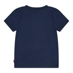 Levi'S T-Shirt Girocollo Tinta Unita con Stampe per Neonato 6EM319 BLU LEVI'S 