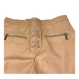 Elisabetta Franchi Pantalone In Ecopelle Tinta Unita per Bambina EFPA152 CAMMELLO ELISABETTA FRANCHI 