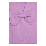 Twinset Abito Mezza Manica Tinta Unita con Fiocco per Bambina 251GJ2QN9 LILLA TWINSET 