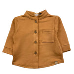 BAMBOOM+BABIES shirt tinta unita con bottoni modello camicia Senape per Neonato 408A SENAPE BAMBOOM+BABIES 