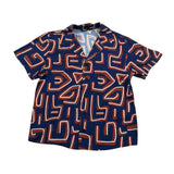 Never Too Camicia tinta unita con Fantasia Blu per Bambino NT2390B BLU NEVER TOO 