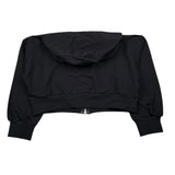 Imperial Felpa con Zip E Cappuccio Tinta Unita per Bambina LK08042G75 NERO IMPERIAL 