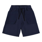 Aspesi Bermuda Tinta Unita con Elastico In Vita per Bambino S25020PBM7067 BLU ASPESI 