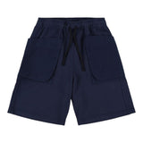 Aspesi Bermuda Tinta Unita con Elastico In Vita per Bambino S25020PBM7067 BLU ASPESI 