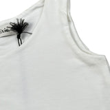 Dixie Canotta Tinta Unita Girocollo per Bambina M014032G74 BIANCO DIXIE 