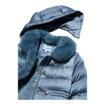 ABEL & LULA giubbino tinta unita con zip e cappuccio Azzurro per Neonata 5818XXX AZZURRO ABEL & LULA 