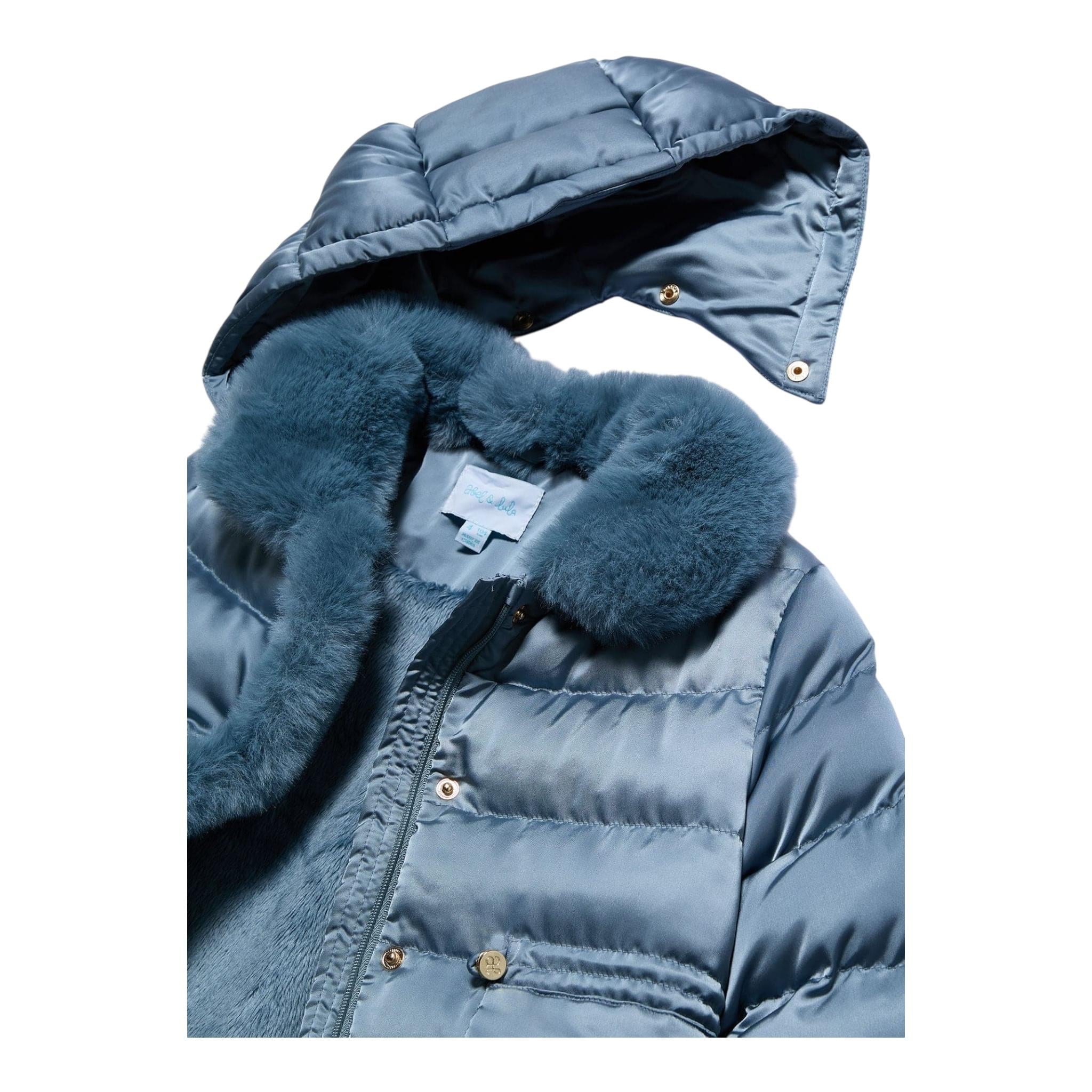 ABEL & LULA giubbino tinta unita con zip e cappuccio Azzurro per Neonata 5818XXX AZZURRO ABEL & LULA 