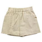 LIU JO short tinta unita ecopelle Panna per Bambina KF4012J PANNA LIU JO 