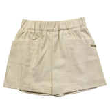 LIU JO short tinta unita ecopelle Panna per Bambina KF4012J PANNA LIU JO 