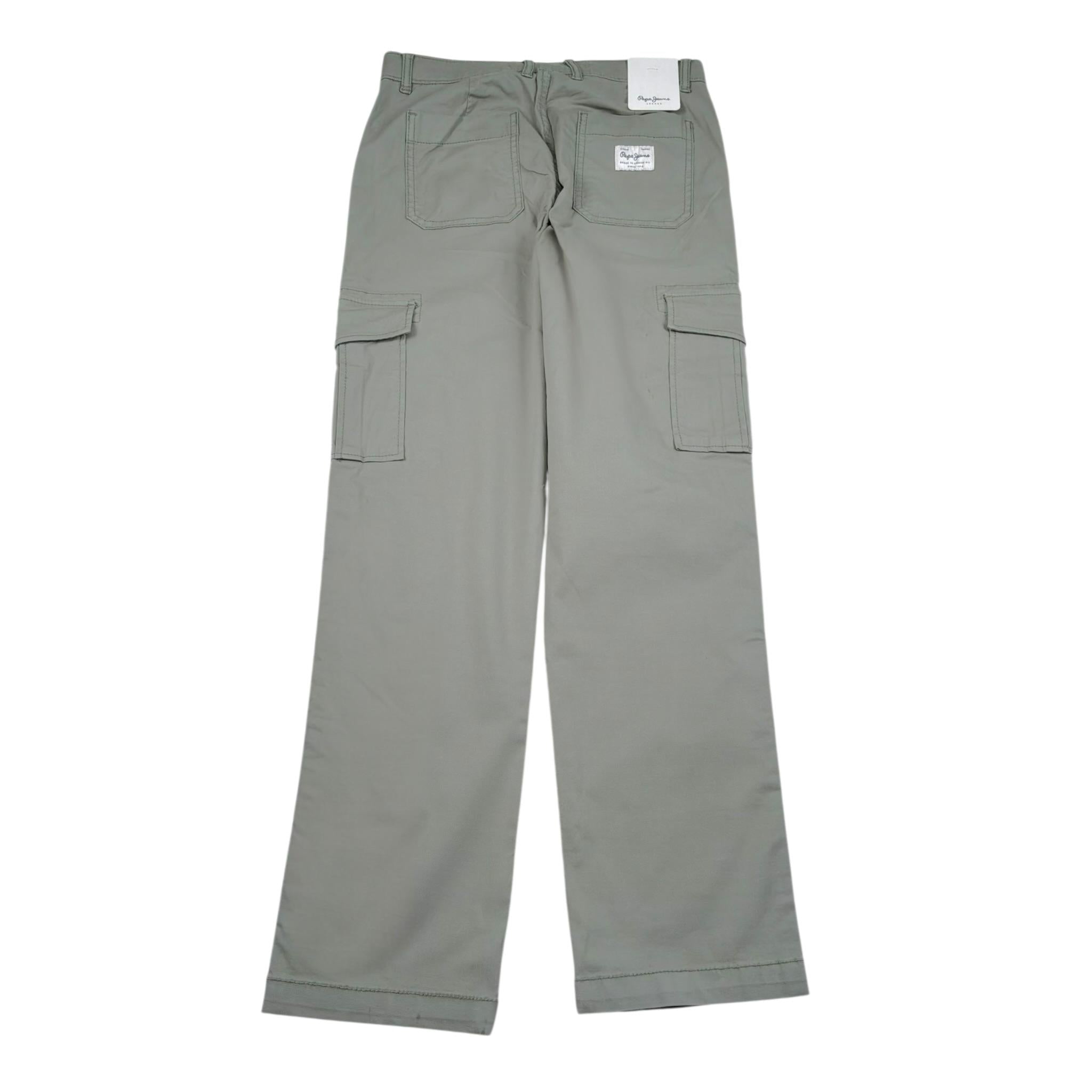 Pepe Feamo Pantalone Tinta Unita con Girovita Regolabile per Bambino PB210730 VERDE PEPE FEAMO 