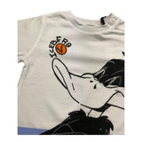 Iceberg T-Shirt Girocollo Tinta Unita con Stampe In Contrasto per Neonato TSICE5102B BIANCO ICEBERG 