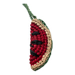 Saint Barth Portachiavi In Paglia con Anguria per Bambina 00204L ROSSO SAINT BARTH 